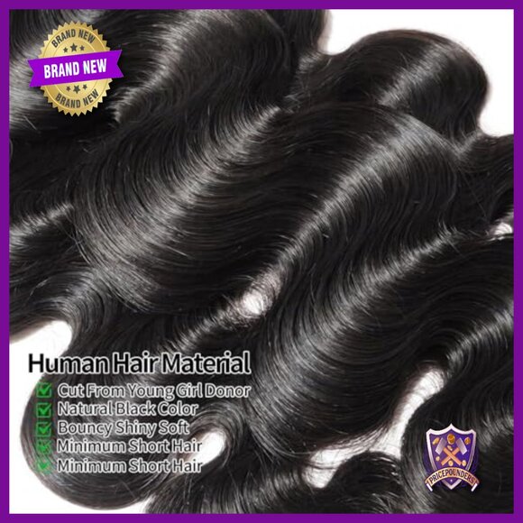 12A Body Wave Human Hair Extensions 4 Bundles Brazilian Virgin Hair main image 5